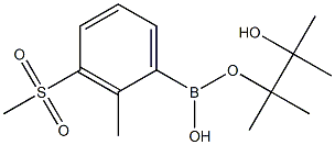 2-Methyl-3-(methylsulfonyl)phenylboronic Acid Pinacol Ester Struktur