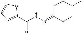 N'-(4-methylcyclohexylidene)furan-2-carbohydrazide Struktur