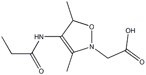 ethyl 2-(3,5-dimethylisoxazole-4-carboxamido)acetate Struktur