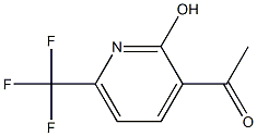 1-(2-Hydroxy-6-trifluoromethyl-pyridin-3-yl)-ethanone Struktur