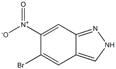 5-Bromo-6-nitro-2H-indazole Struktur