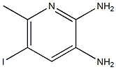 5-Iodo-6-methyl-pyridine-2,3-diamine Structure