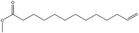 Methyl cis-12-tridecenoate Struktur