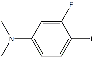 3-fluoro-4-iodo-N,N-dimethylaniline Struktur