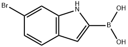 6-Bromo-1H-indole-2-boronic acid Struktur