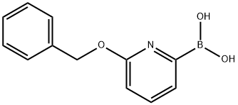 (6-(benzyloxy)pyridin-2-yl)boronic acid Struktur