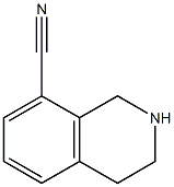 1,2,3,4-tetrahydroisoquinoline-8-carbonitrile Struktur