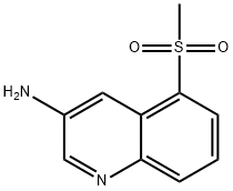 5-(methylsulfonyl)quinolin-3-amine Struktur