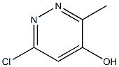 6-chloro-3-methylpyridazin-4-ol Struktur