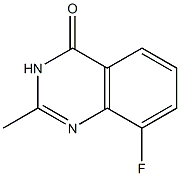 8-fluoro-2-methylquinazolin-4(3H)-one Struktur