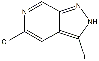 5-Chloro-3-iodo-2H-pyrazolo[3,4-c]pyridine Struktur