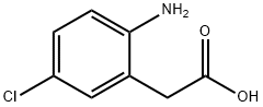 2-(2-Amino-5-chlorophenyl)acetic acid Struktur