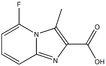 5-Fluoro-3-methylimidazo[1,2-a]pyridine-2-carboxylic acid Struktur