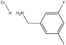 3-FLUORO-5-METHYLBENZYLAMINE HYDROCHLORIDE Struktur