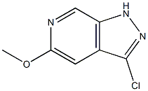 3-Chloro-5-methoxy-1H-pyrazolo[3,4-c]pyridine Struktur