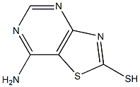 7-Amino-thiazolo[4,5-d]pyrimidine-2-thiol Struktur