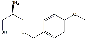 (R)-2-amino-3-(4-methoxybenzyloxy)propan-1-ol Struktur