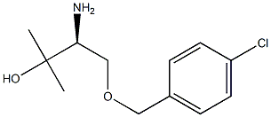 (S)-3-amino-4-(4-chlorobenzyloxy)-2-methylbutan-2-ol Struktur