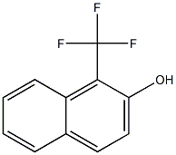 1-(trifluoromethyl)naphthalen-2-ol Struktur