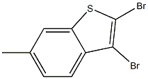 2,3-dibromo-6-methylbenzo[b]thiophene Struktur