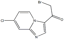 2-bromo-1-(7-chloroimidazo[1,2-a]pyridin-3-yl)ethanone Struktur