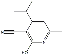 2-hydroxy-4-isopropyl-6-methylnicotinonitrile Struktur