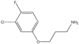 3-(3-chloro-4-fluorophenoxy)propan-1-amine Struktur