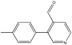 3-p-tolylisonicotinaldehyde Struktur