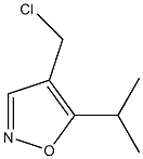 4-(chloromethyl)-5-isopropylisoxazole Struktur