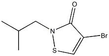 4-bromo-2-isobutylisothiazol-3(2H)-one Struktur