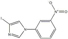 4-iodo-1-(3-nitrophenyl)-1H-imidazole Struktur