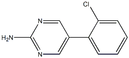 5-(2-chlorophenyl)pyrimidin-2-amine Struktur