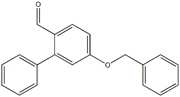 5-(benzyloxy)biphenyl-2-carbaldehyde Struktur