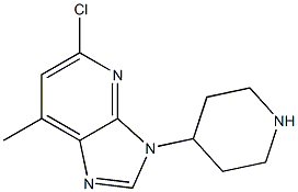 5-chloro-7-methyl-3-(piperidin-4-yl)-3H-imidazo[4,5-b]pyridine Struktur