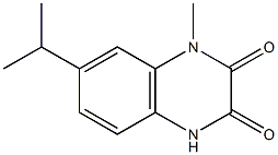 7-isopropyl-1-methylquinoxaline-2,3(1H,4H)-dione Struktur