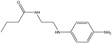 N-(2-(4-aminophenylamino)ethyl)butyramide Struktur