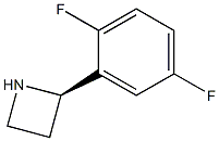 (R)-2-(2,5-difluorophenyl)azetidine Struktur