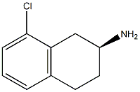 (S)-8-chloro-1,2,3,4-tetrahydronaphthalen-2-amine Struktur