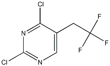 2,4-dichloro-5-(2,2,2-trifluoroethyl)pyrimidine Struktur