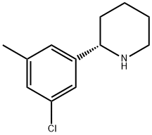 (2S)-2-(5-CHLORO-3-METHYLPHENYL)PIPERIDINE Struktur