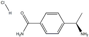 (R)-4-(1-AMINOETHYL)BENZAMIDE HYDROCHLORIDE Struktur