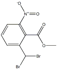 2-Dibromomethyl-6-nitro-benzoic acid methyl ester Struktur