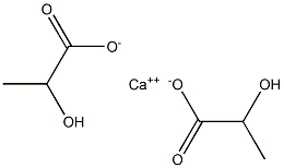 Calcium lactate Struktur