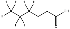 Hexanoic-4,4,5,5,6,6,6-d7 Acid Struktur