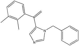 1-benzyl-5-(1-(2,3-dimethylphenyl)vinyl)-1H-imidazole Struktur