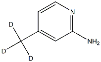 2-Amino-4-(methyl-d3)-pyridine Struktur