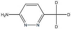 3-Amino-6-(methyl-d3)-pyridazine Struktur