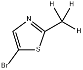 5-Bromo-2-(methyl-d3)-thiazole Struktur