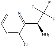 (S)-1-(3-CHLOROPYRIDIN-2-YL)-2,2,2-TRIFLUOROETHAN-1-AMINE Struktur