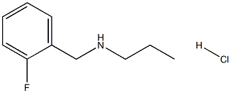 [(2-fluorophenyl)methyl](propyl)amine hydrochloride Struktur